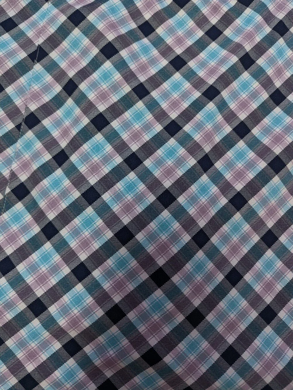 Lady Hagen Blue Purple Plaid Women's Golf Athletic Skort With Zipper Front Sz 8
